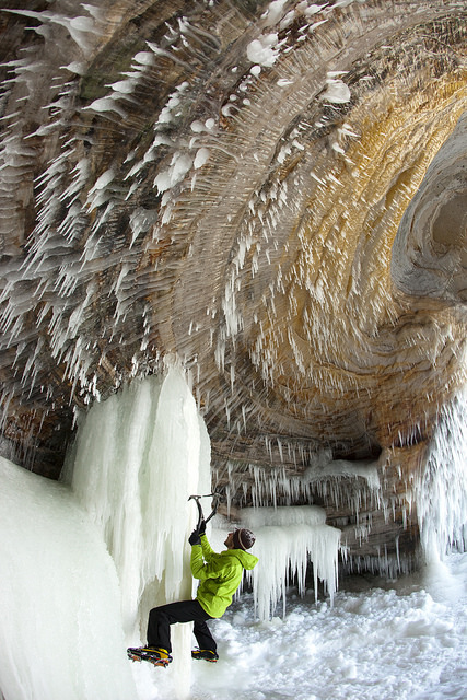 Ice Caves of Pictured Rocks National Lakeshore Andrew Burr photo