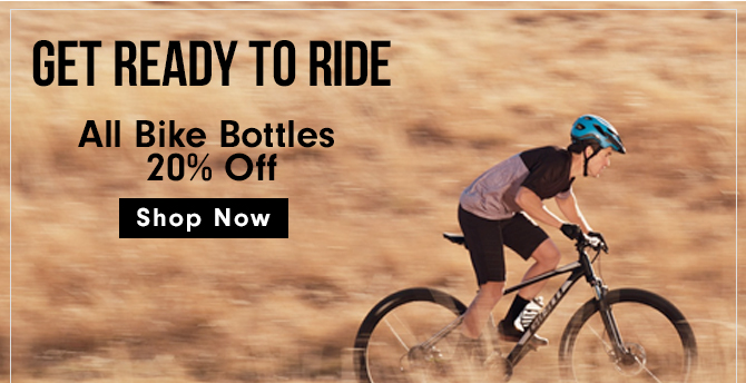 All bike bottles 20% off - Shop Now